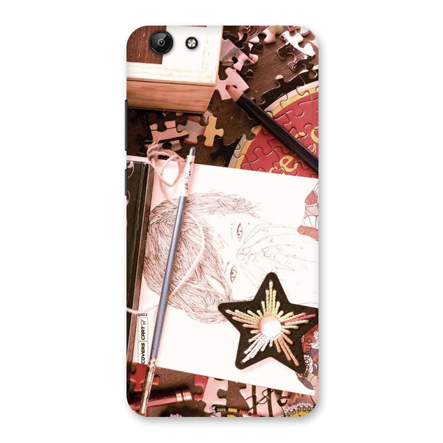 Artistic Messy Back Case for Vivo Y69