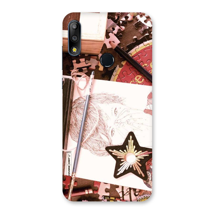 Artistic Messy Back Case for Zenfone Max Pro M2