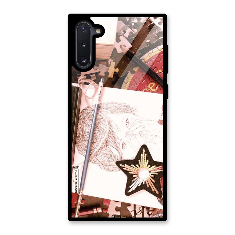 Artistic Messy Glass Back Case for Galaxy Note 10