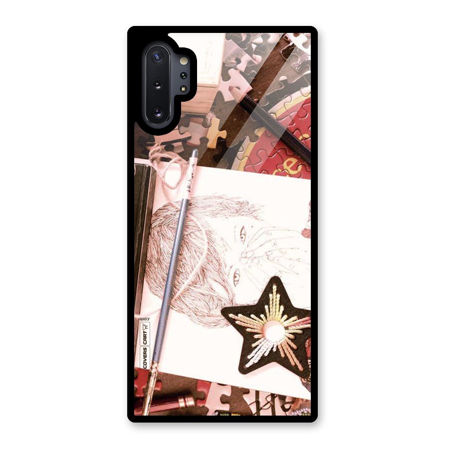 Artistic Messy Glass Back Case for Galaxy Note 10 Plus