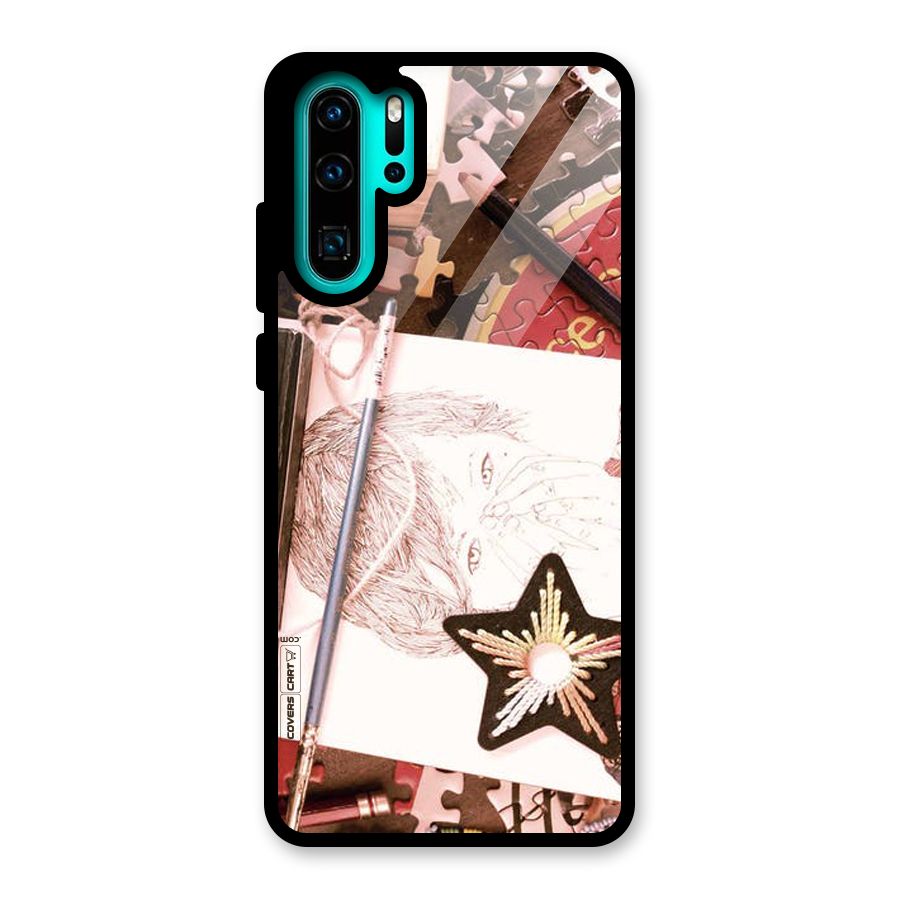 Artistic Messy Glass Back Case for Huawei P30 Pro