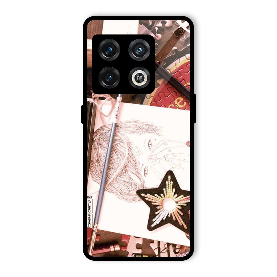 Artistic Messy Glass Back Case for OnePlus 10 Pro 5G