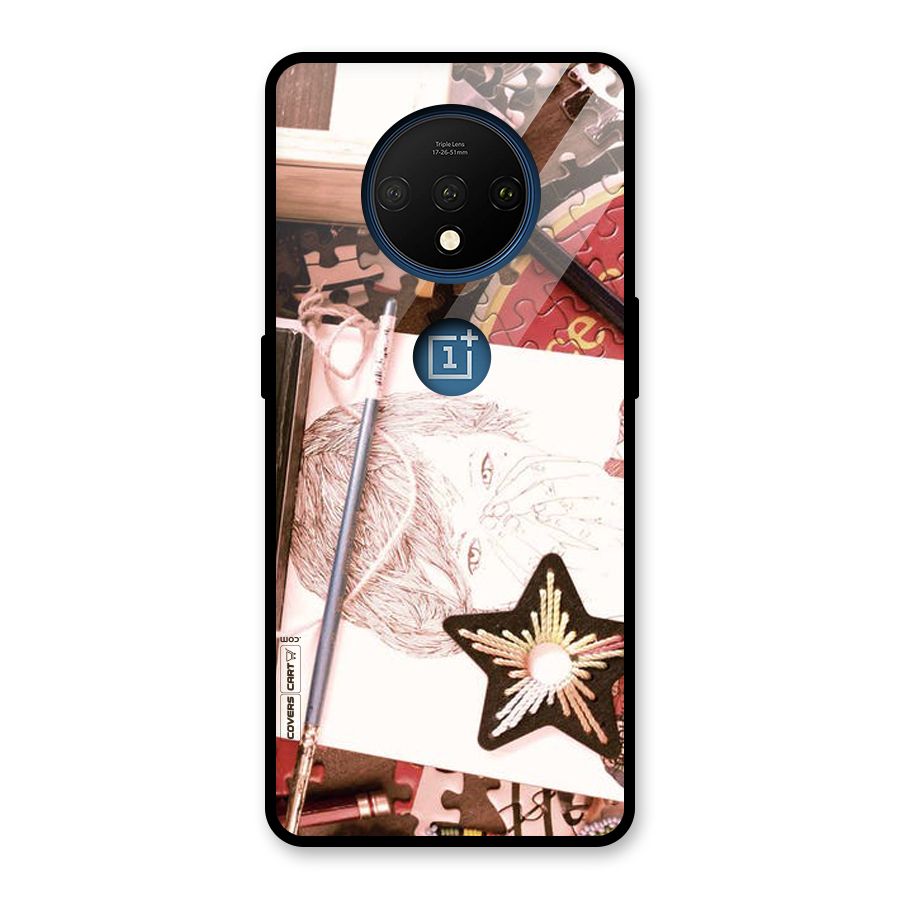 Artistic Messy Glass Back Case for OnePlus 7T
