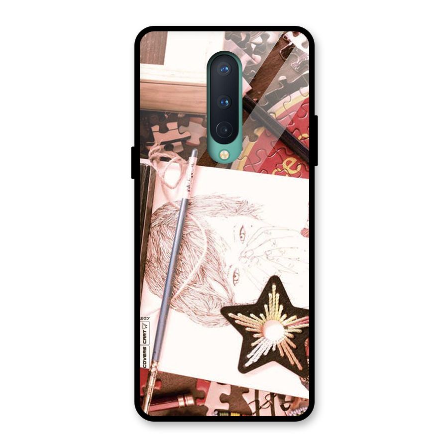 Artistic Messy Glass Back Case for OnePlus 8