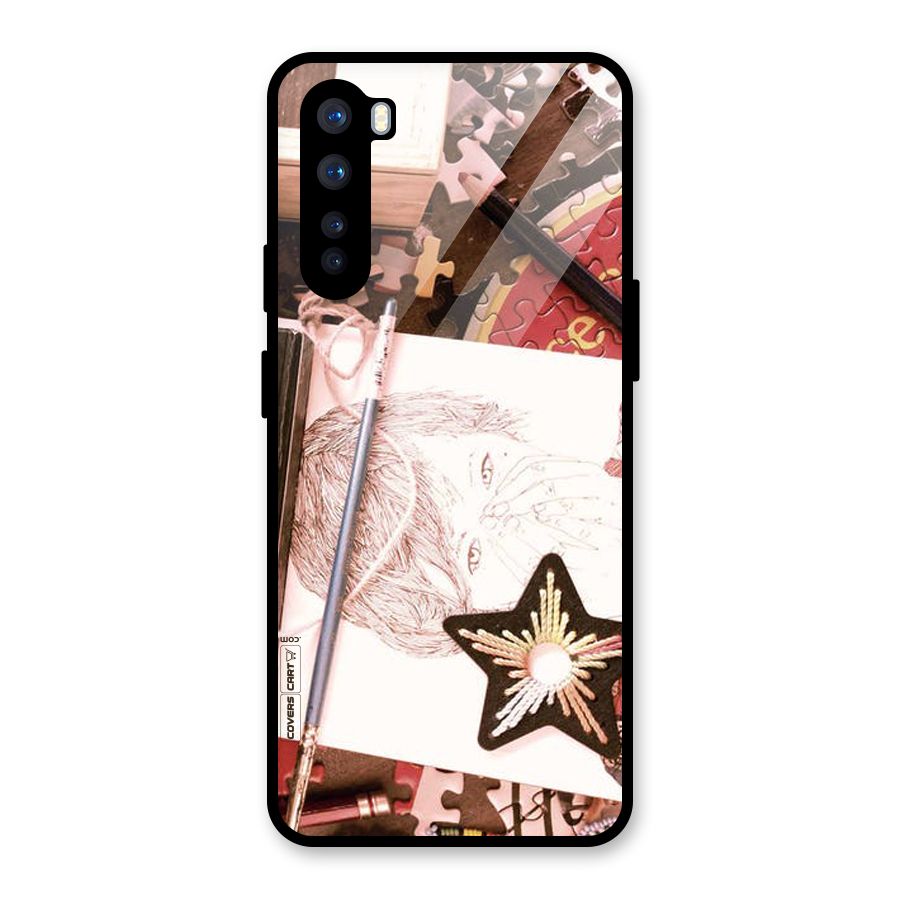 Artistic Messy Glass Back Case for OnePlus Nord