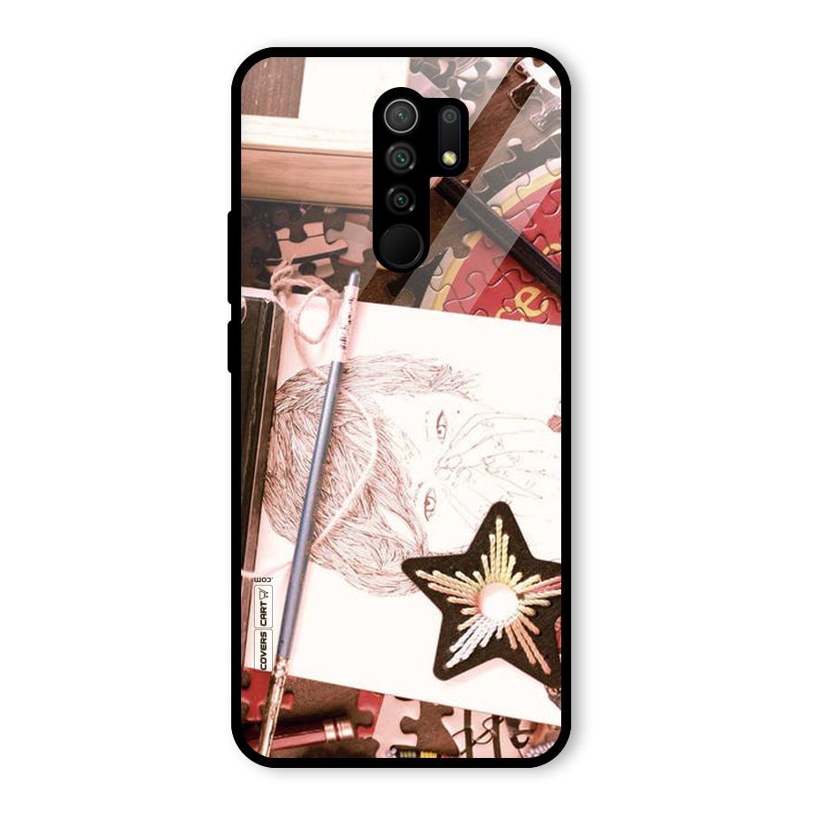 Artistic Messy Glass Back Case for Poco M2