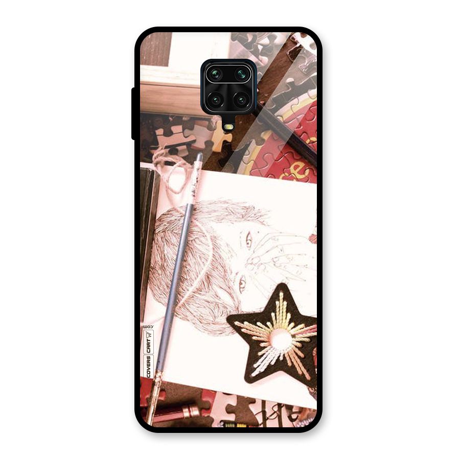 Artistic Messy Glass Back Case for Poco M2 Pro