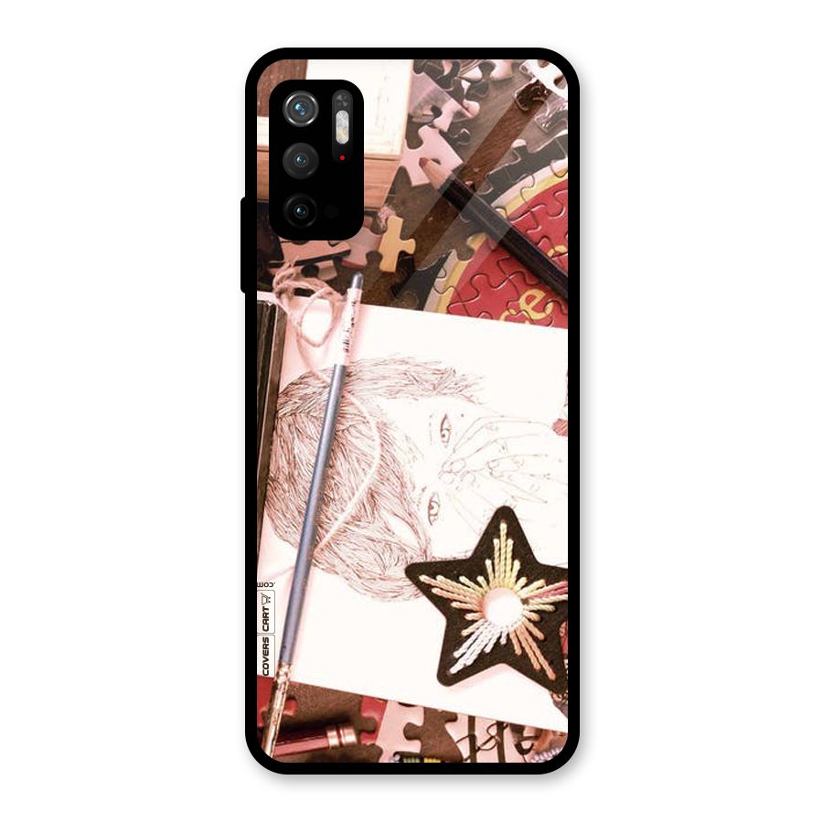 Artistic Messy Glass Back Case for Poco M3 Pro 5G