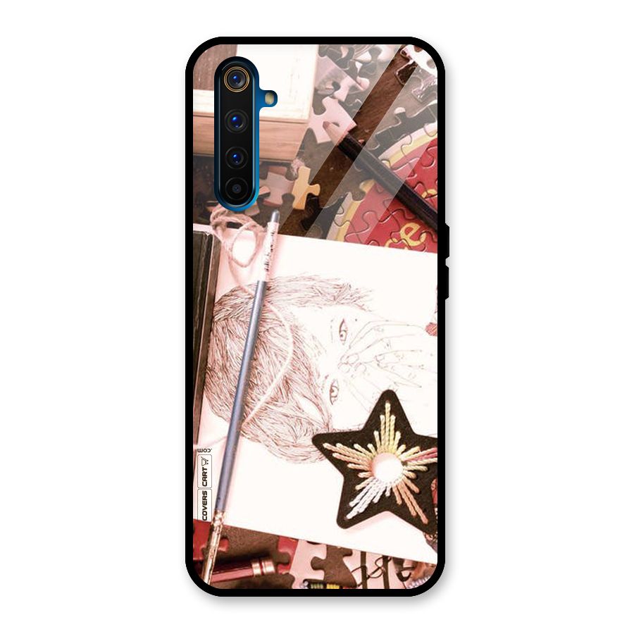 Artistic Messy Glass Back Case for Realme 6 Pro