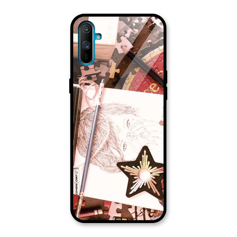 Artistic Messy Glass Back Case for Realme C3