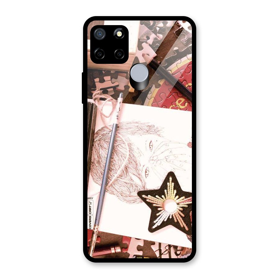 Artistic Messy Glass Back Case for Realme Narzo 20