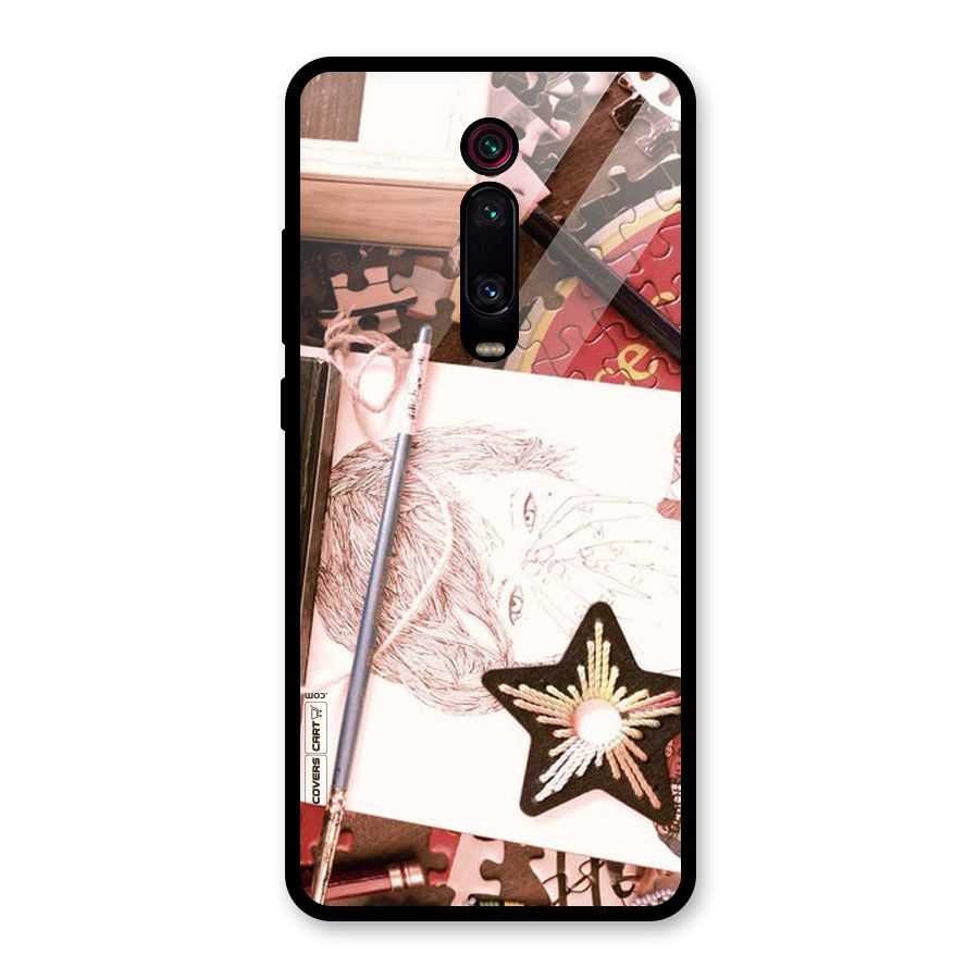 Artistic Messy Glass Back Case for Redmi K20 Pro