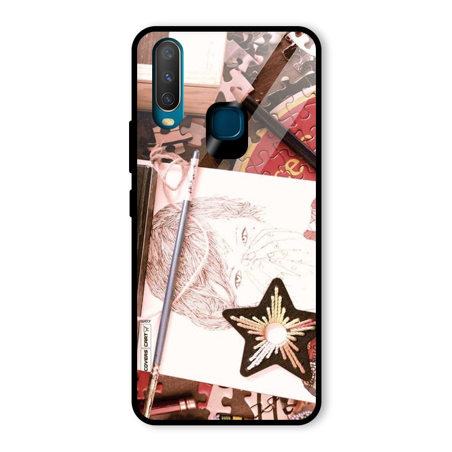Artistic Messy Glass Back Case for Vivo U10