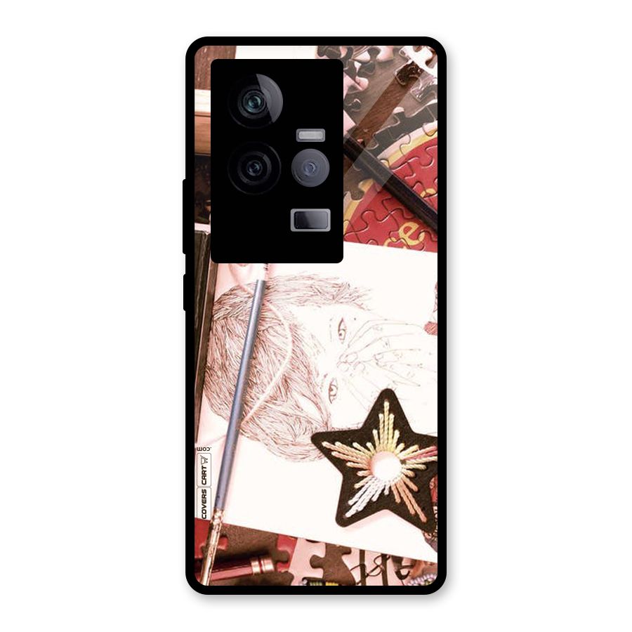 Artistic Messy Glass Back Case for Vivo iQOO 11 5G