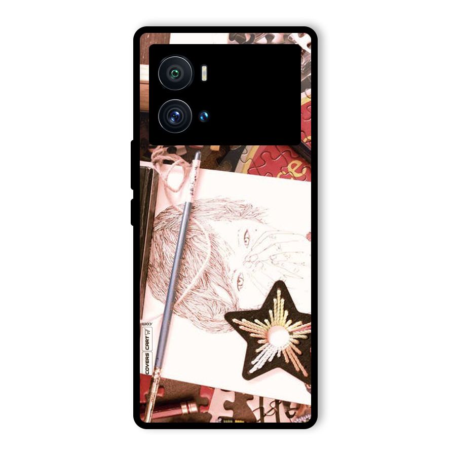 Artistic Messy Glass Back Case for Vivo iQOO 9 Pro