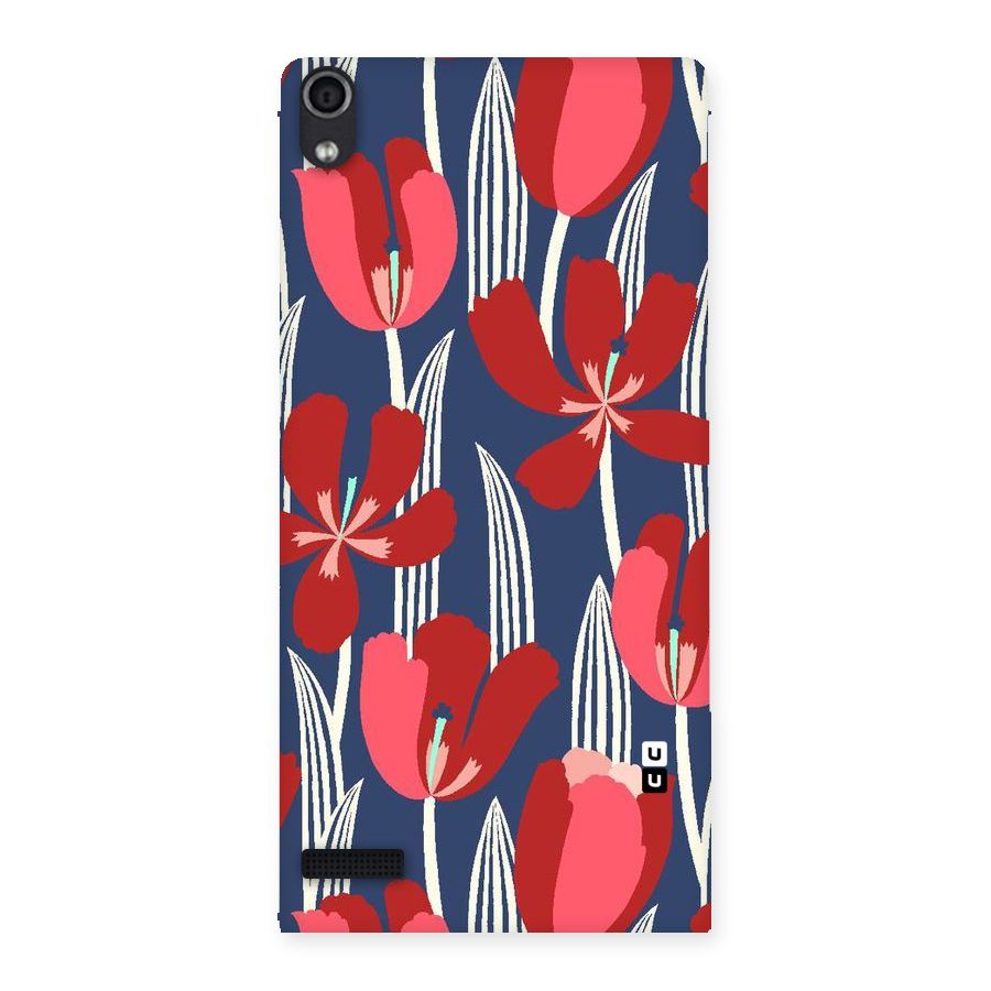 Artistic Tulips Back Case for Ascend P6
