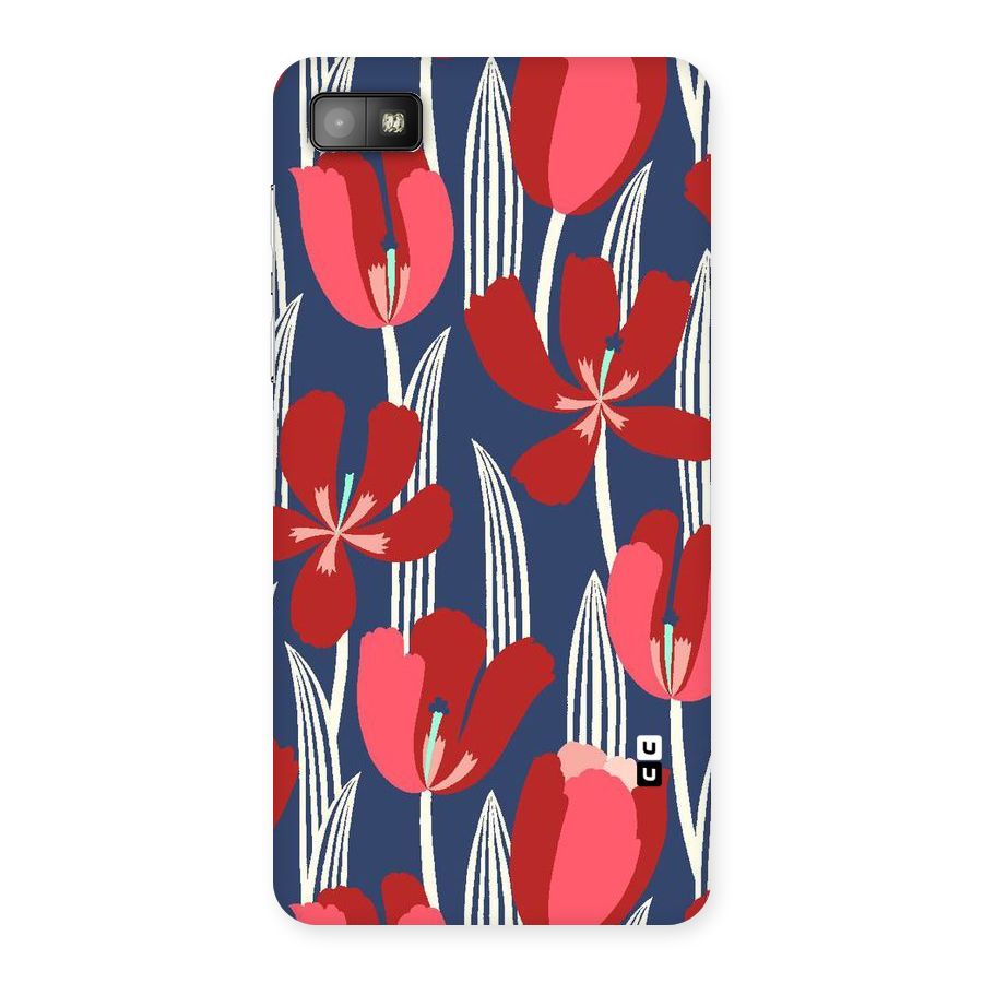Artistic Tulips Back Case for Blackberry Z10