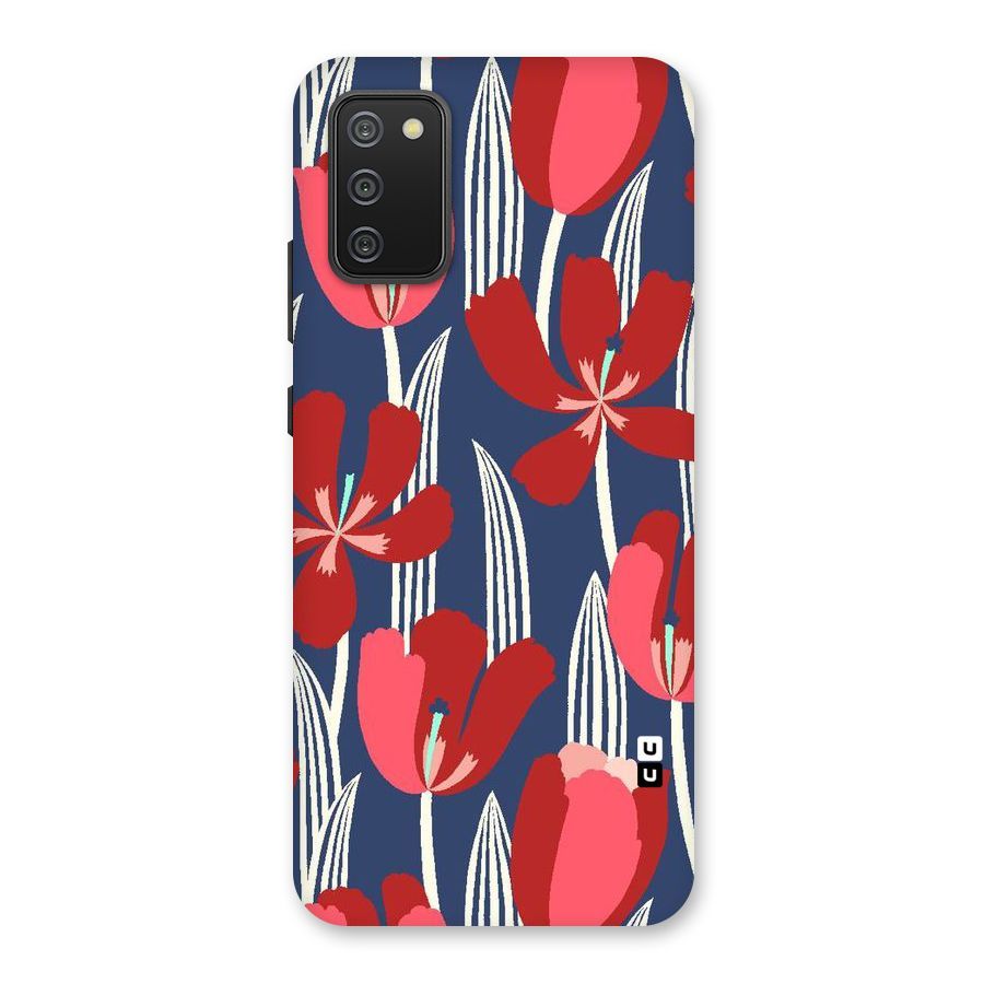 Artistic Tulips Back Case for Galaxy M02s