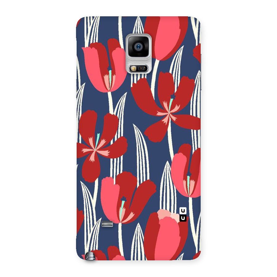 Artistic Tulips Back Case for Galaxy Note 4