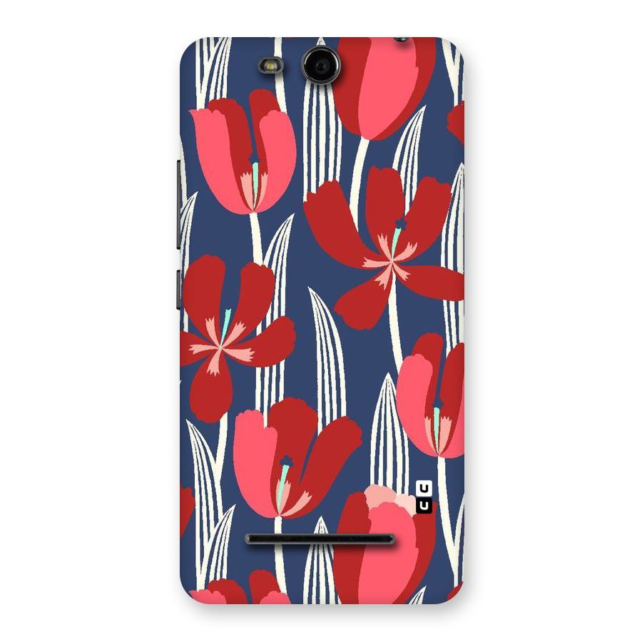Artistic Tulips Back Case for Micromax Canvas Juice 3 Q392