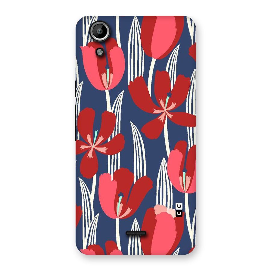 Artistic Tulips Back Case for Micromax Canvas Selfie Lens Q345