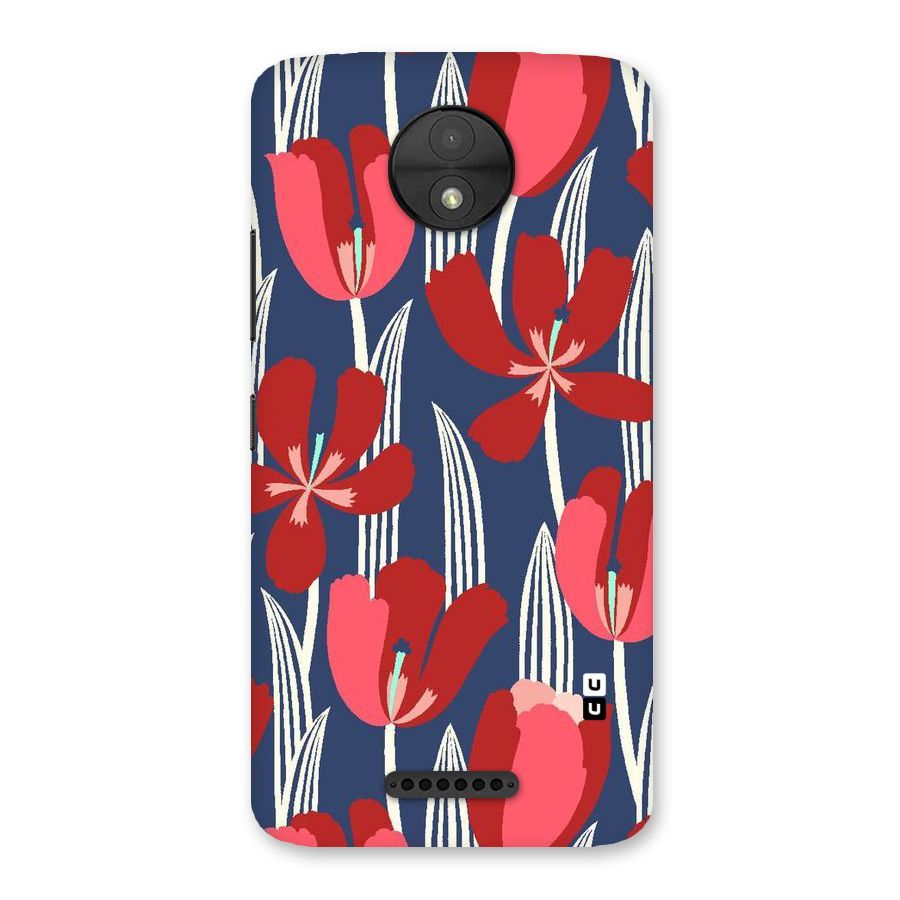 Artistic Tulips Back Case for Moto C