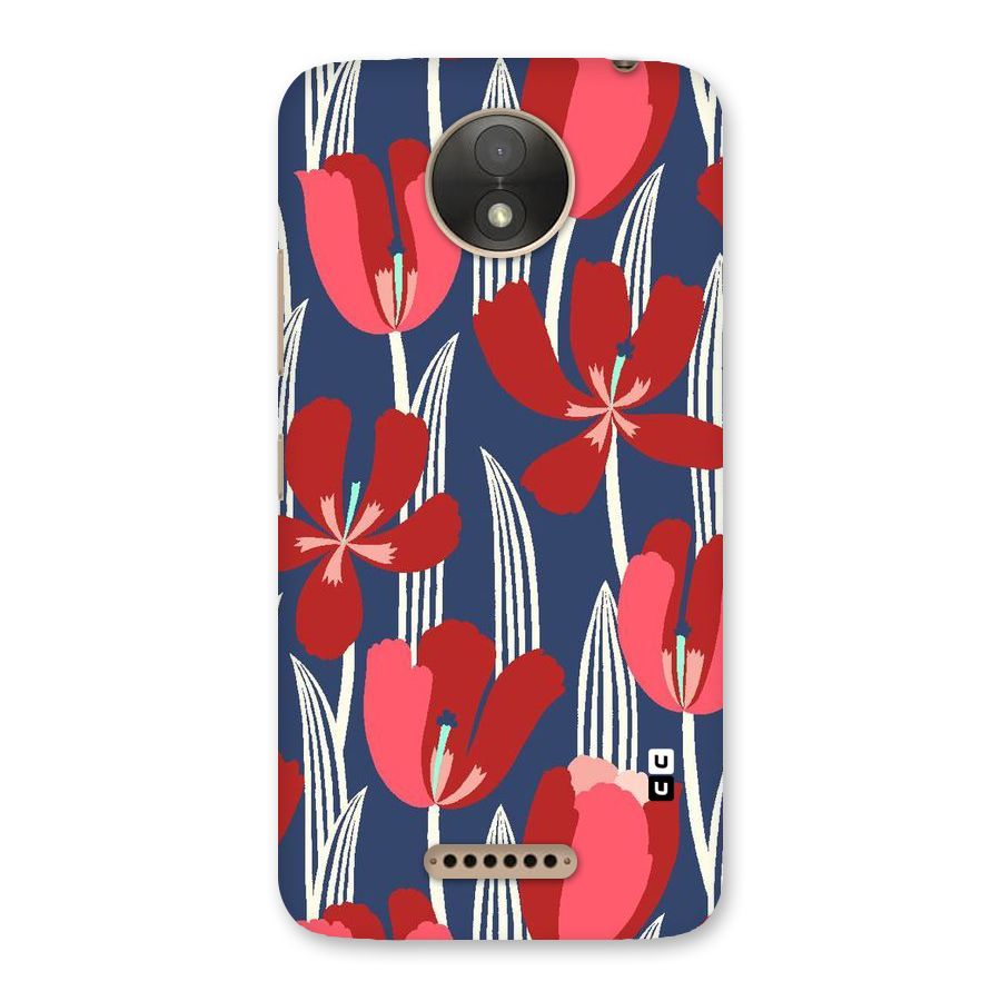 Artistic Tulips Back Case for Moto C Plus