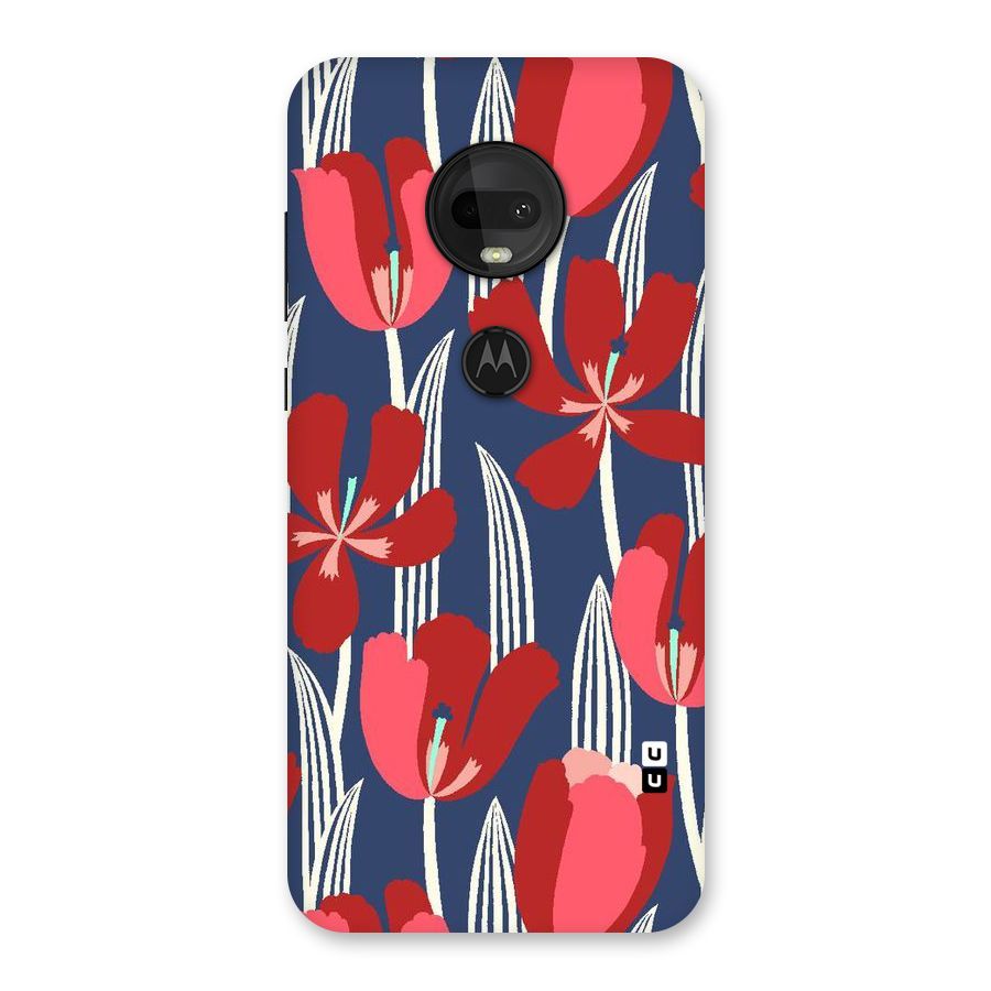 Artistic Tulips Back Case for Moto G7