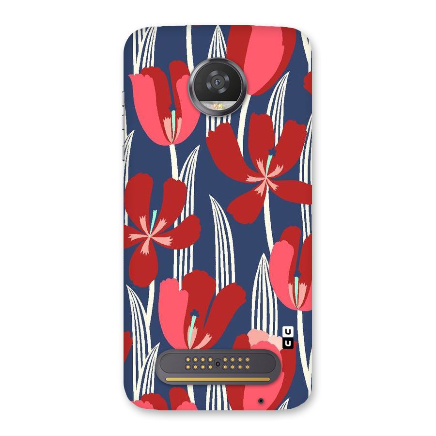 Artistic Tulips Back Case for Moto Z2 Play