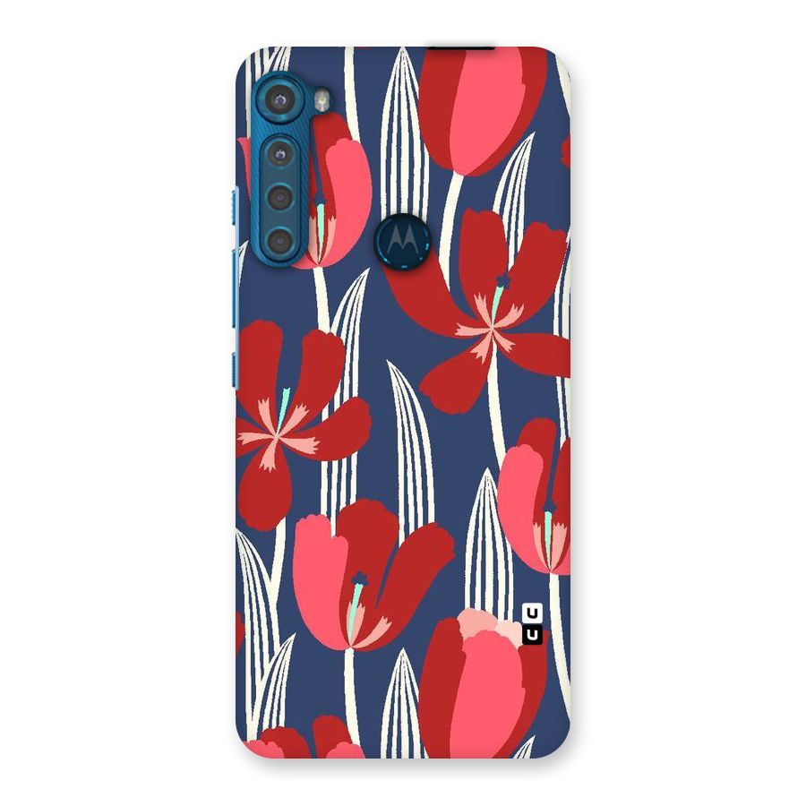 Artistic Tulips Back Case for Motorola One Fusion Plus