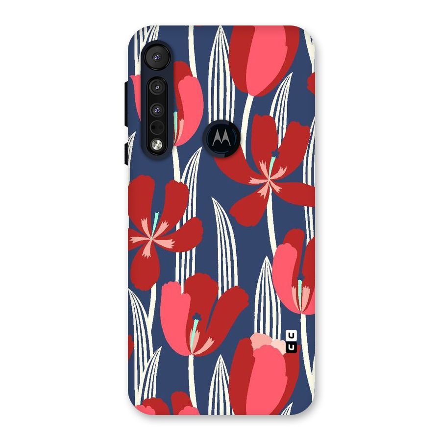 Artistic Tulips Back Case for Motorola One Macro