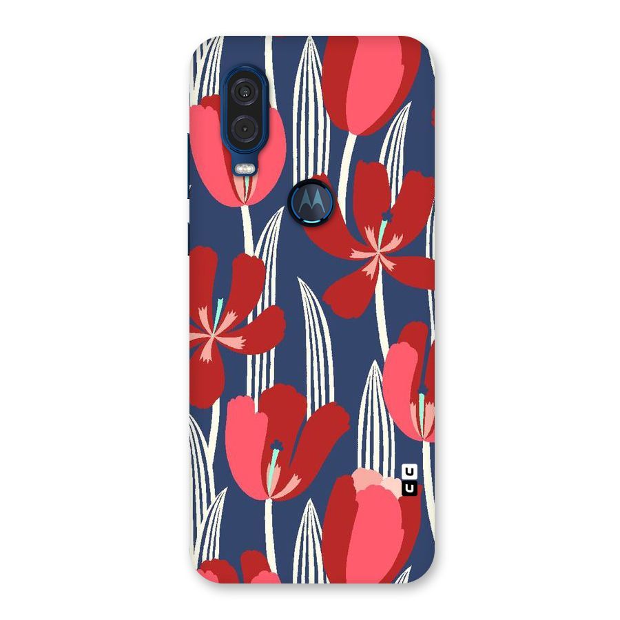 Artistic Tulips Back Case for Motorola One Vision
