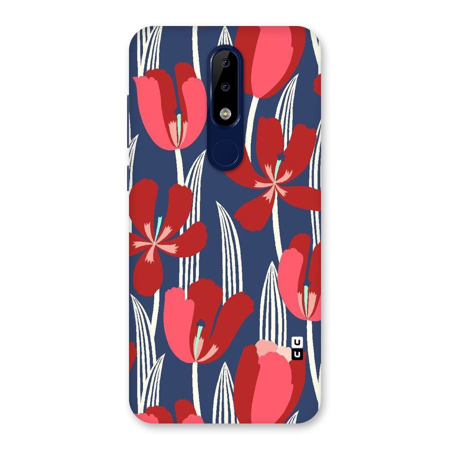 Artistic Tulips Back Case for Nokia 5.1 Plus