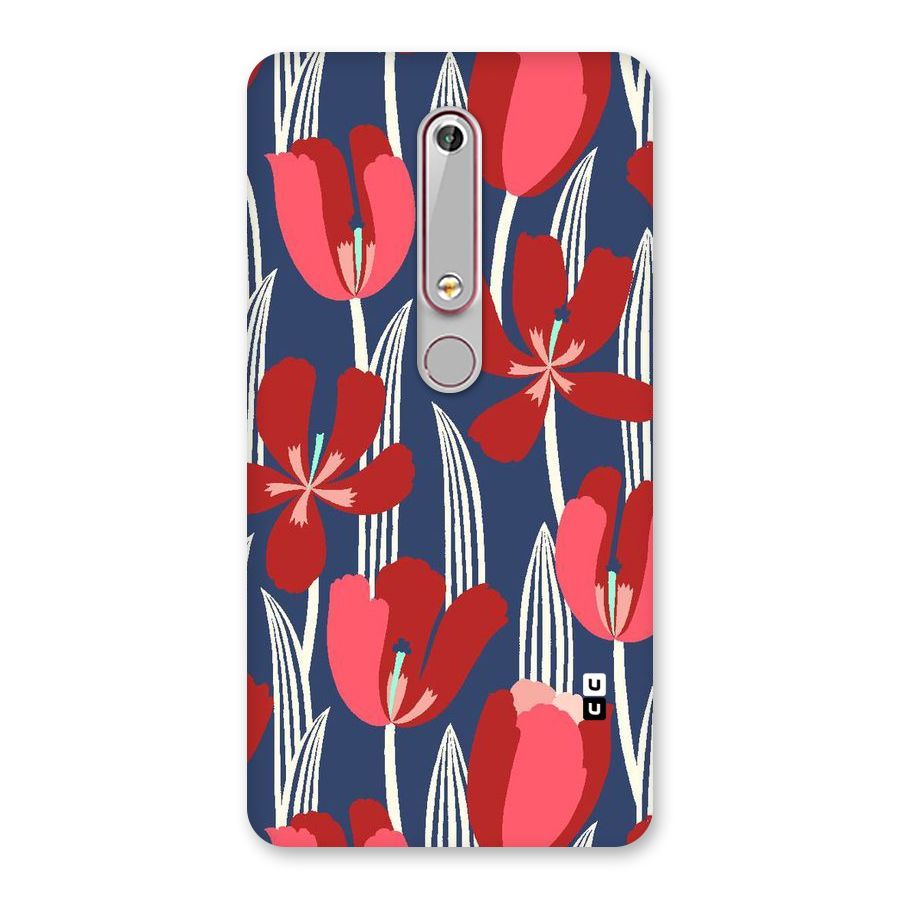 Artistic Tulips Back Case for Nokia 6.1