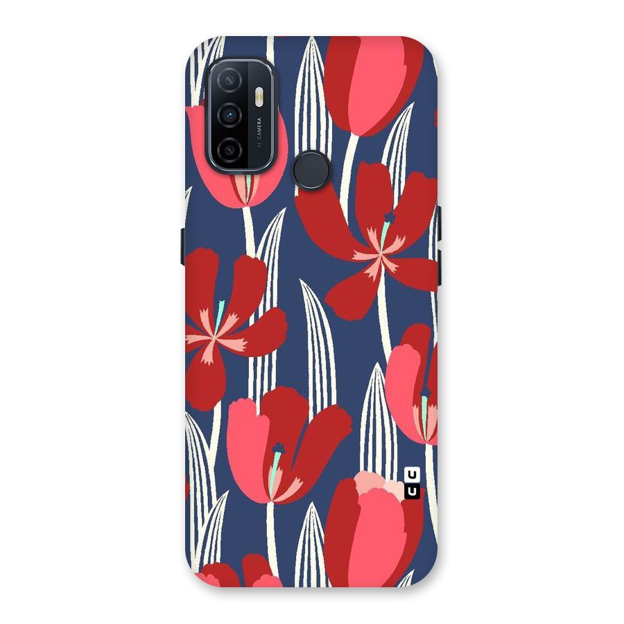 Artistic Tulips Back Case for Oppo A32
