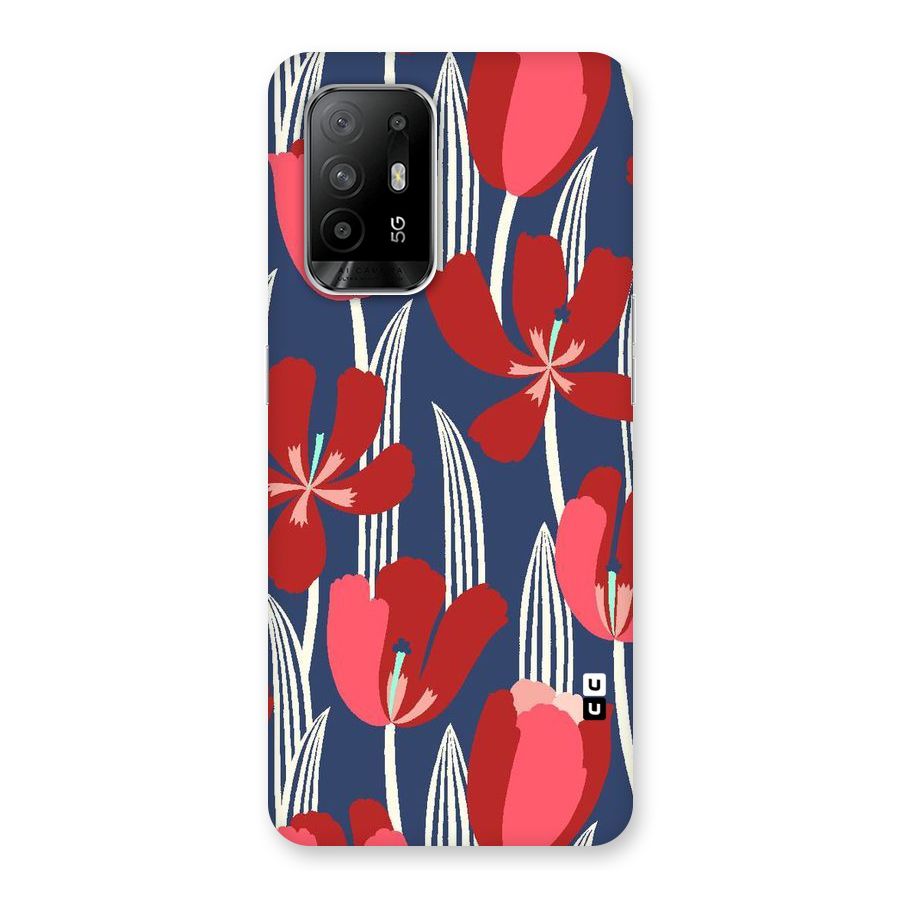 Artistic Tulips Back Case for Oppo F19 Pro Plus 5G