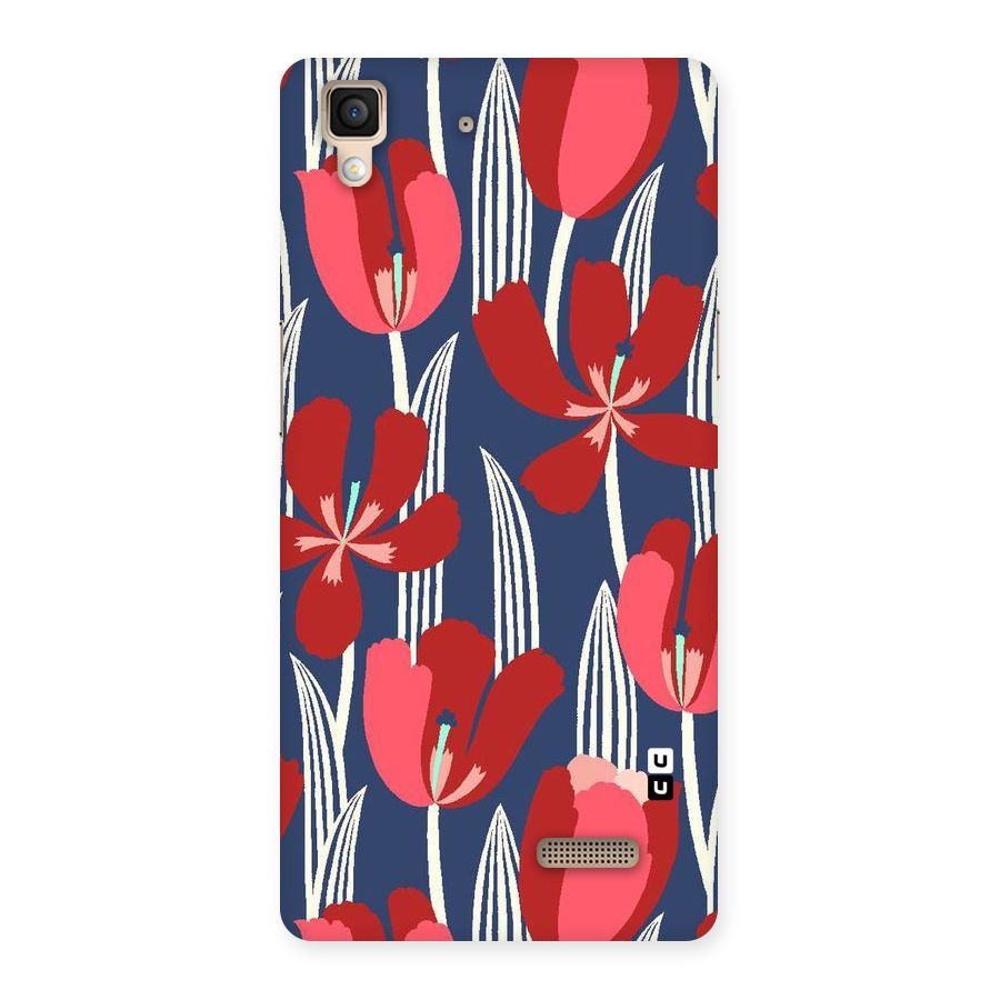 Artistic Tulips Back Case for Oppo R7