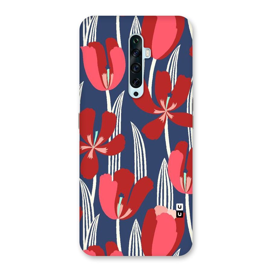 Artistic Tulips Back Case for Oppo Reno2 Z