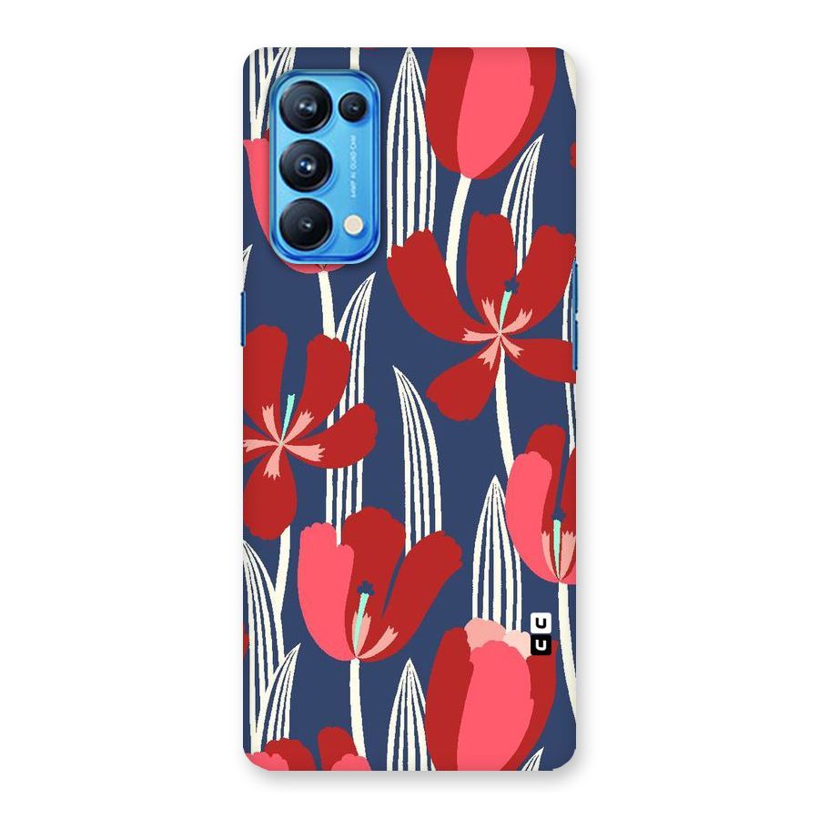 Artistic Tulips Back Case for Oppo Reno5 Pro 5G