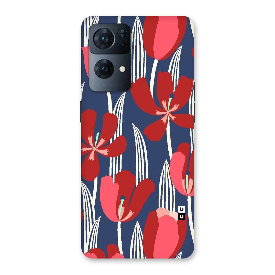Artistic Tulips Back Case for Oppo Reno7 Pro 5G