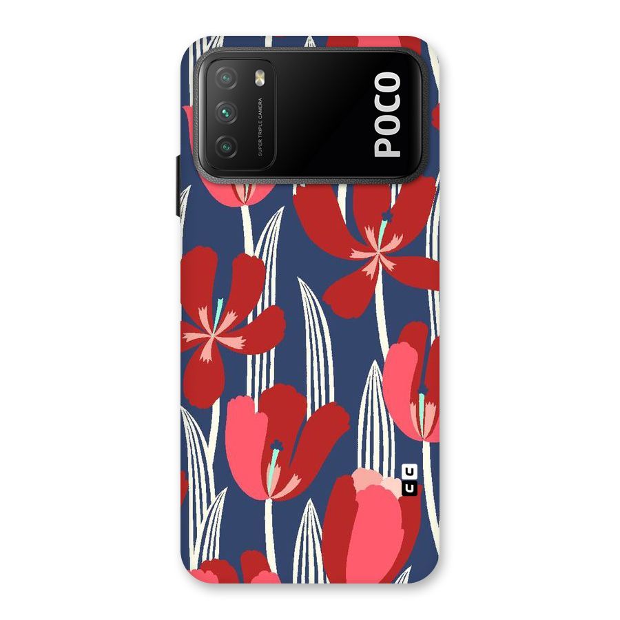 Artistic Tulips Back Case for Poco M3
