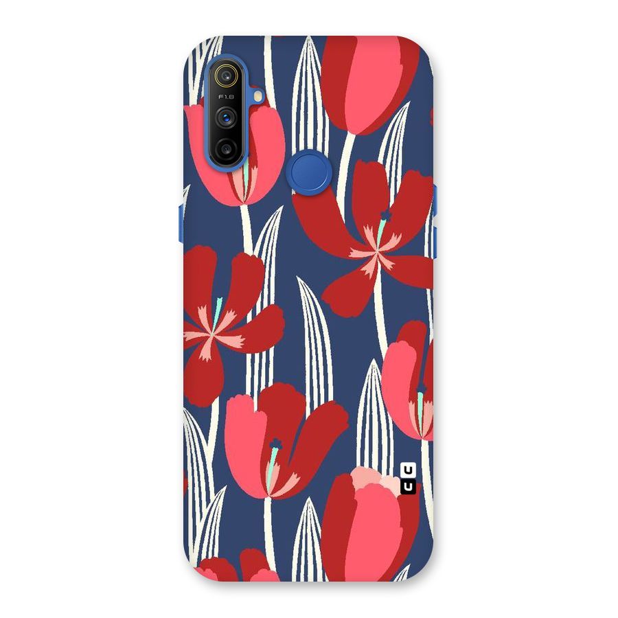 Artistic Tulips Back Case for Realme Narzo 10A