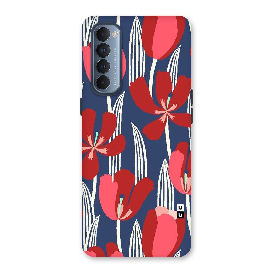 Artistic Tulips Back Case for Reno4 Pro
