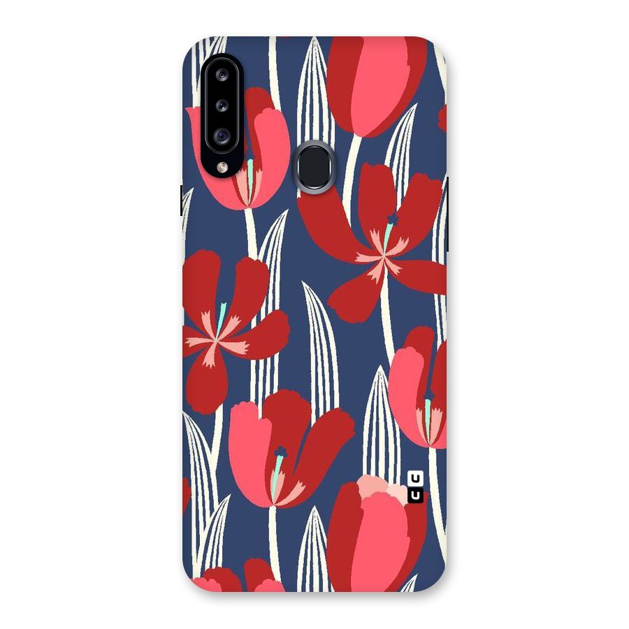 Artistic Tulips Back Case for Samsung Galaxy A20s