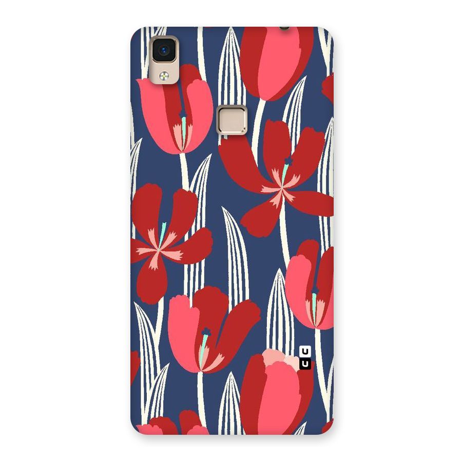 Artistic Tulips Back Case for V3 Max