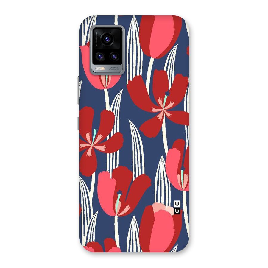Artistic Tulips Back Case for Vivo V20