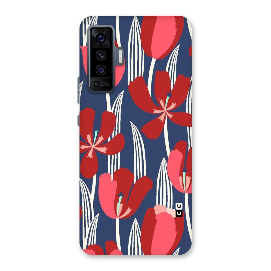 Artistic Tulips Back Case for Vivo X50