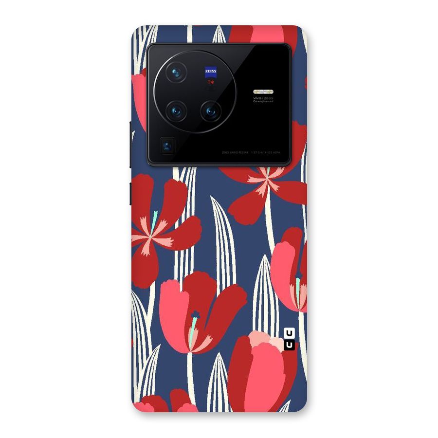 Artistic Tulips Back Case for Vivo X80 Pro