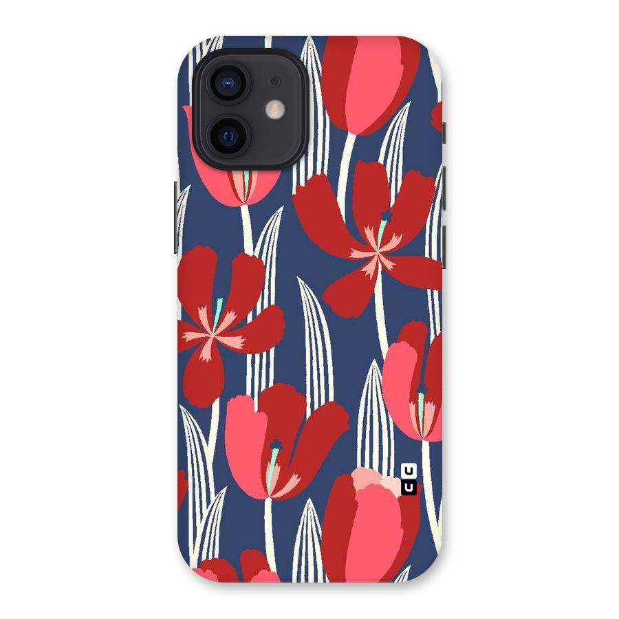 Artistic Tulips Back Case for iPhone 12