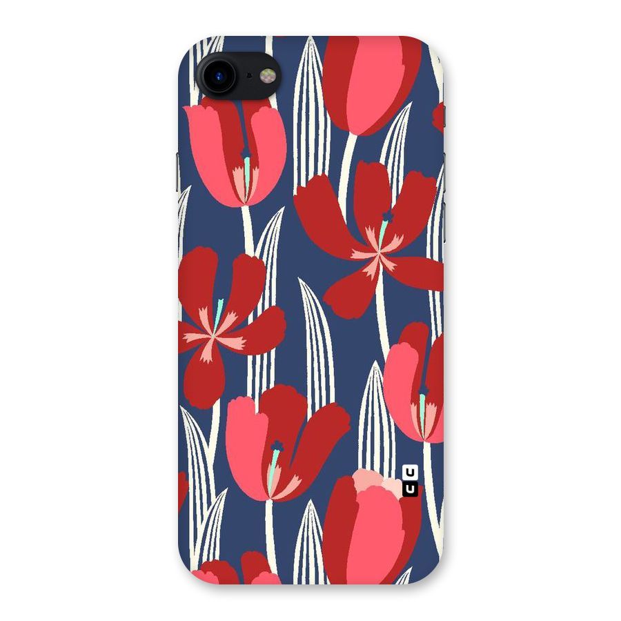 Artistic Tulips Back Case for iPhone SE 2020
